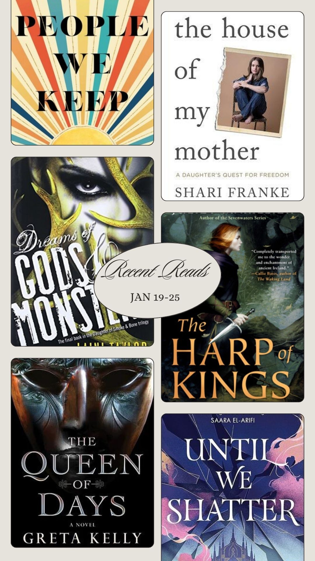 Recent Reads – January 19-25
