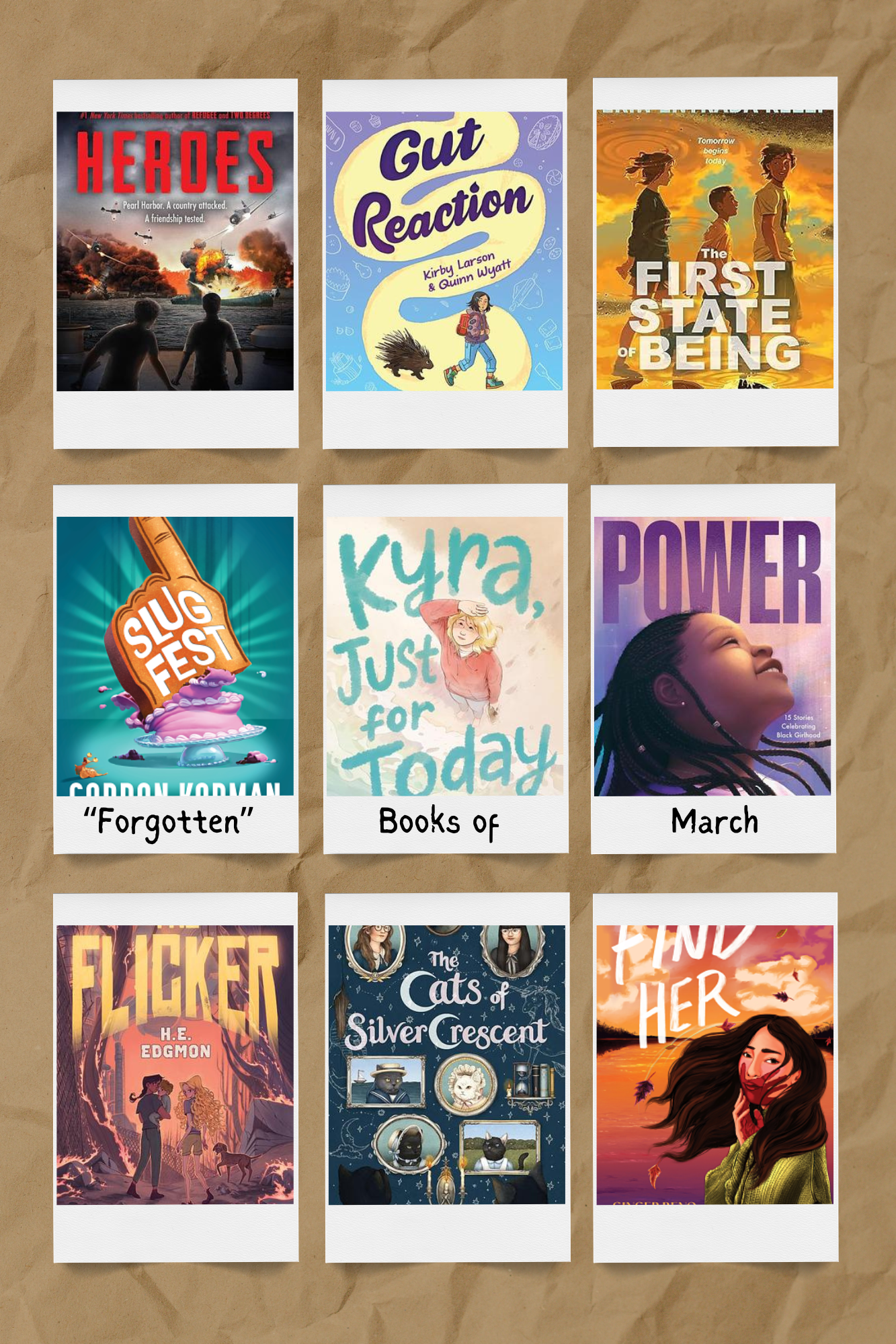“Forgotten” Books of March
