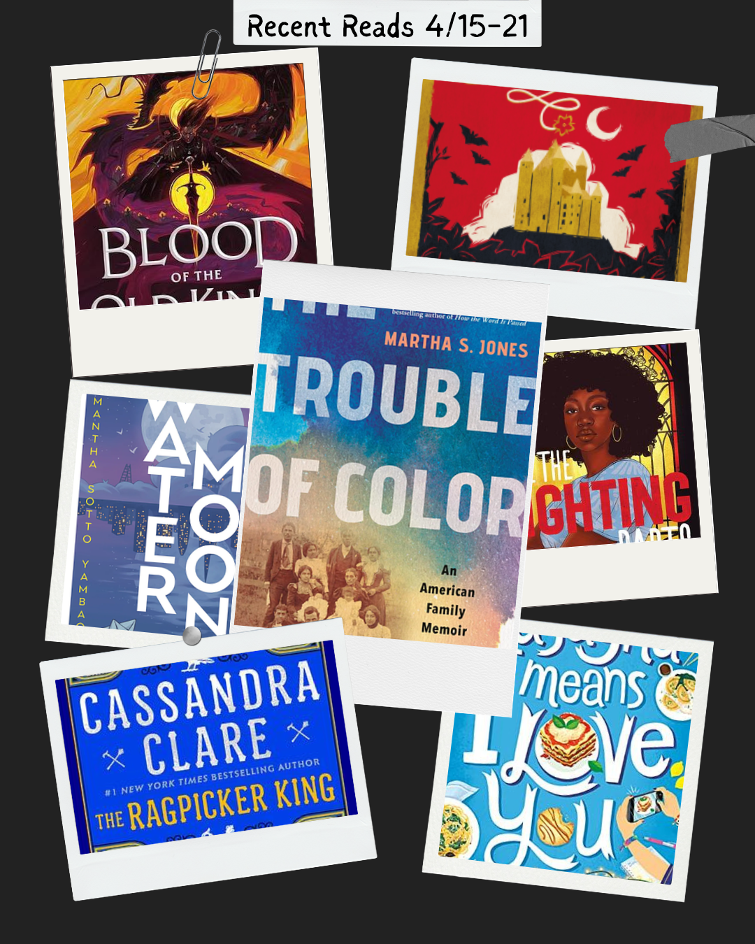 Recent Reads – April 15-21
