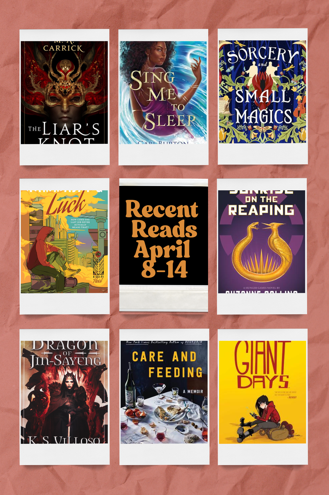 Recent Reads – April 8-14