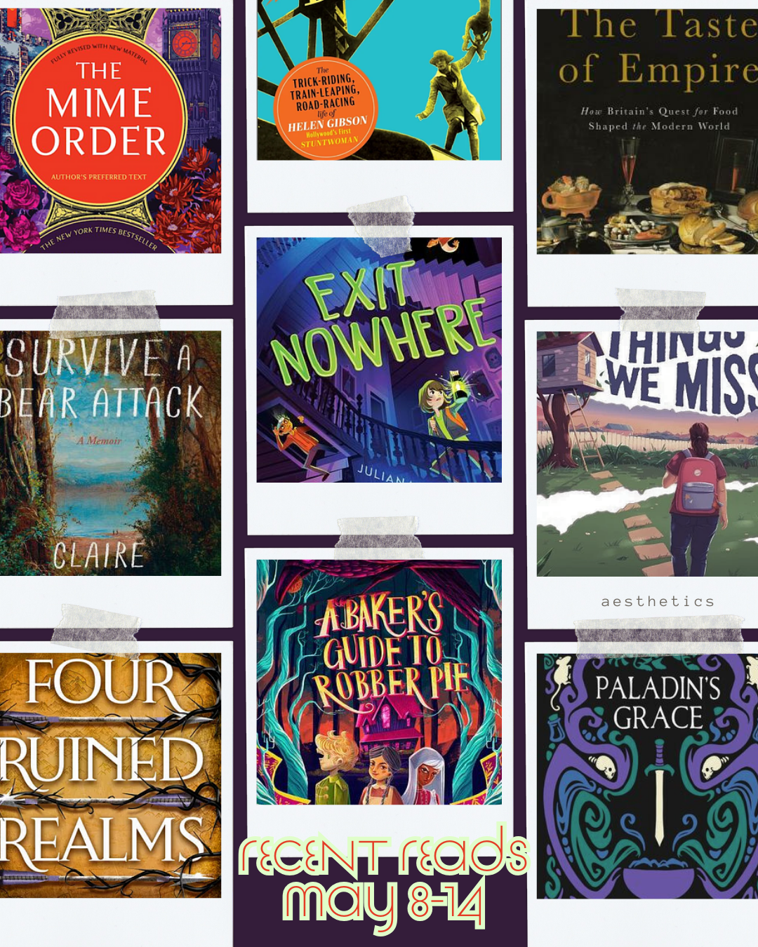 Recent Reads May 8-14